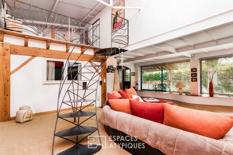 Maison atelier et son gîte indépendant proche Toulouse