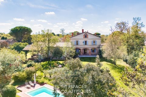 Maison de maître et gîte indépendant à proximité immédiate du Château de Launac