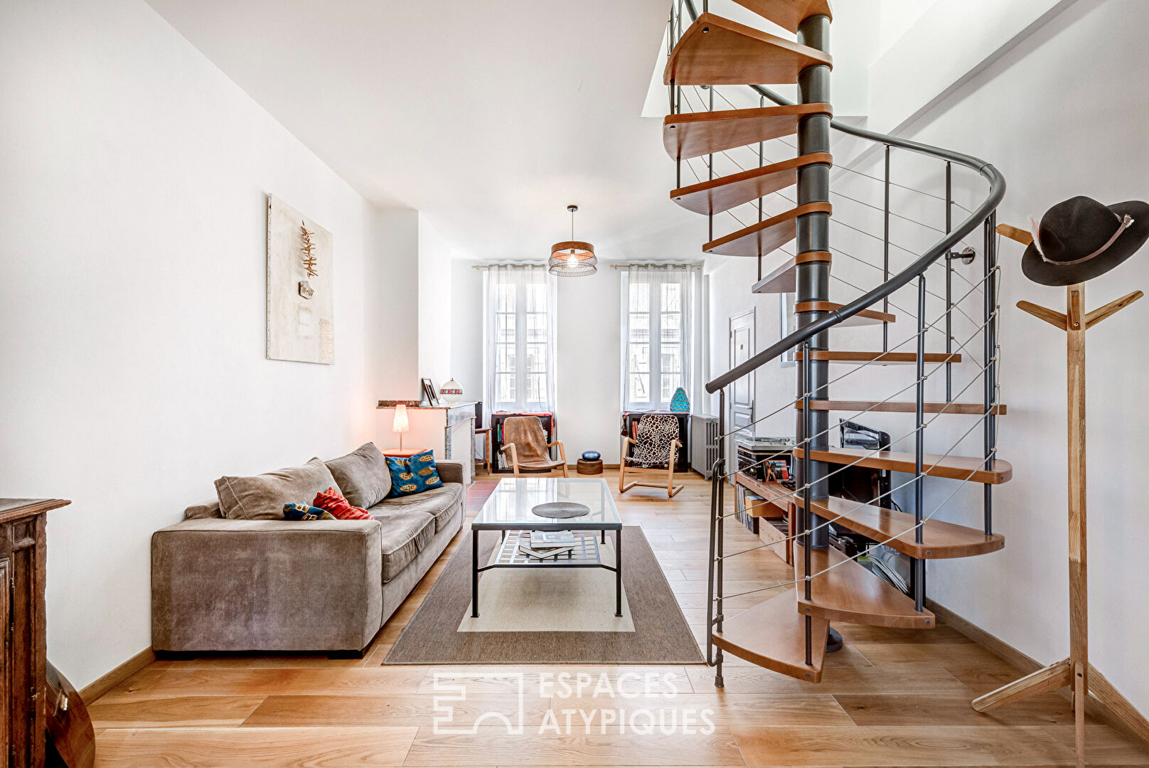 Duplex rénové au centre de Toulouse quartier Marengo