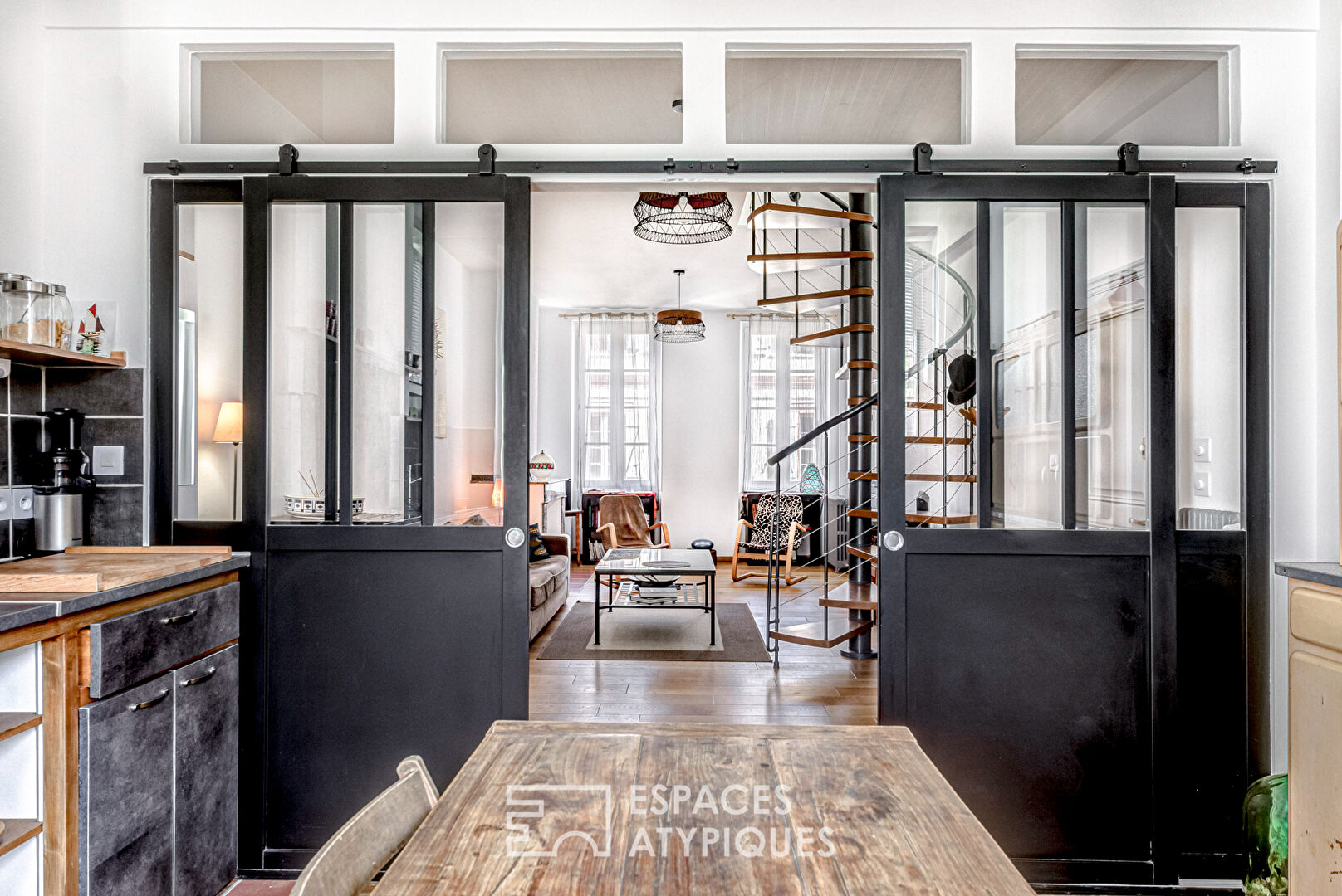 Duplex rénové au centre de Toulouse quartier Marengo