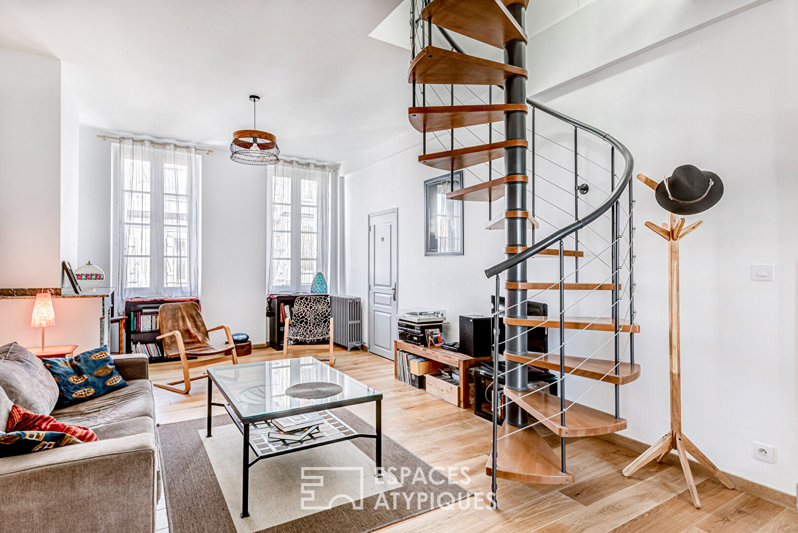 Duplex rénové au centre de Toulouse quartier Marengo