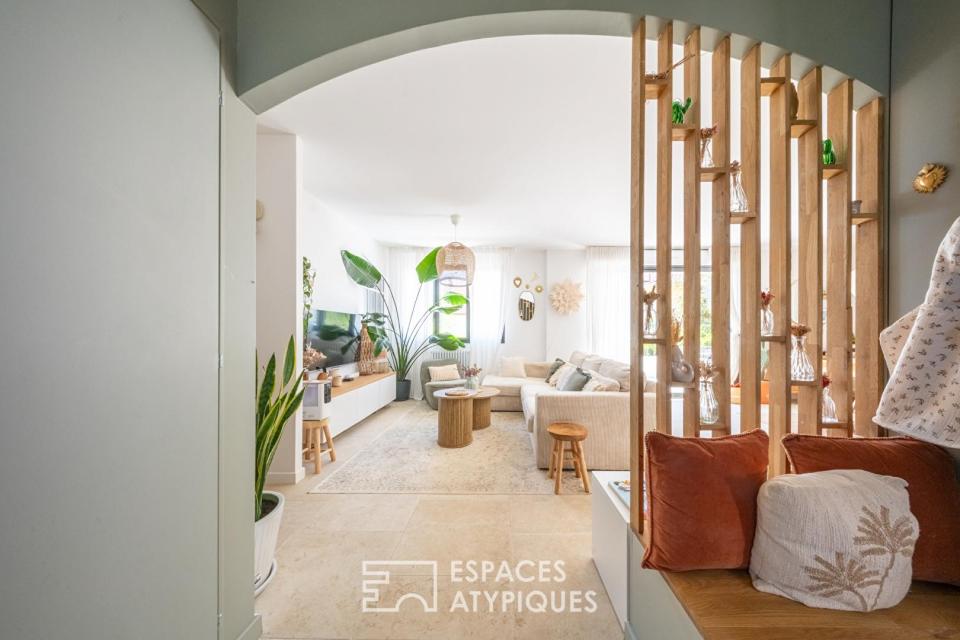 Propriété contemporaine de 185 m² avec jardin, terrasse et maisonnette de rapport