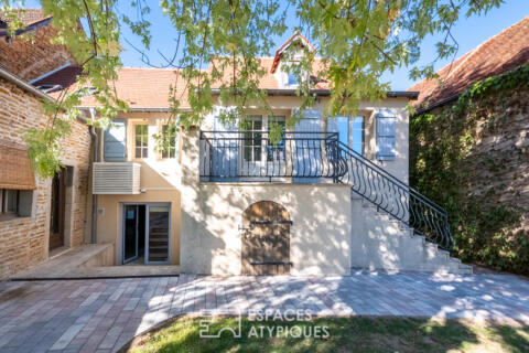 Maison en pierre rénovée et son jardin d&rsquo;éden au coeur du Clunisois