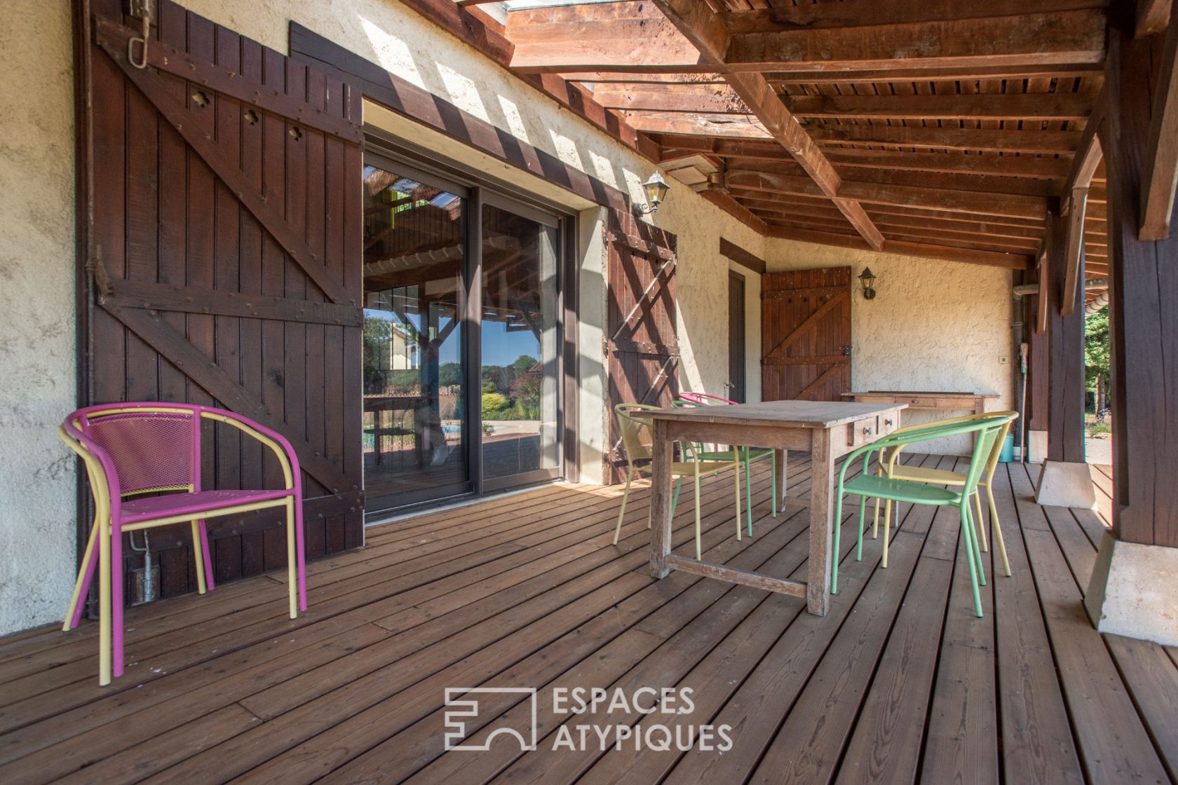 Belle maison avec piscine sur son terrain champêtre