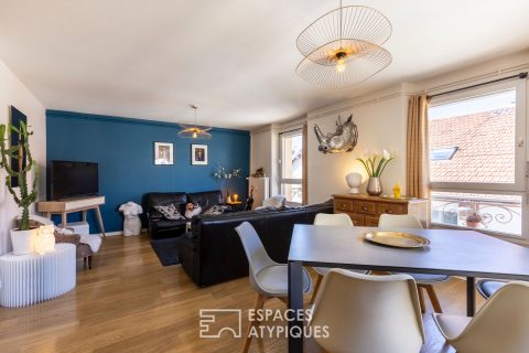 Duplex on the top floors and private parking space