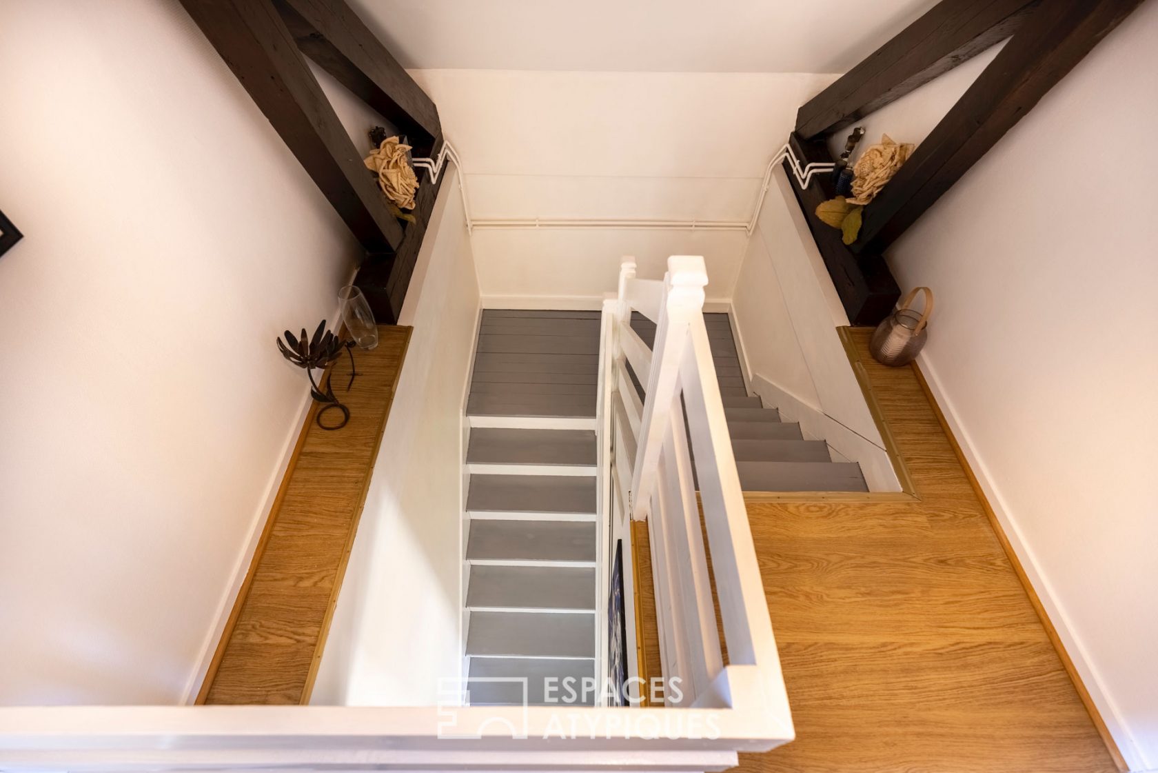 Duplex on the top floors and private parking space