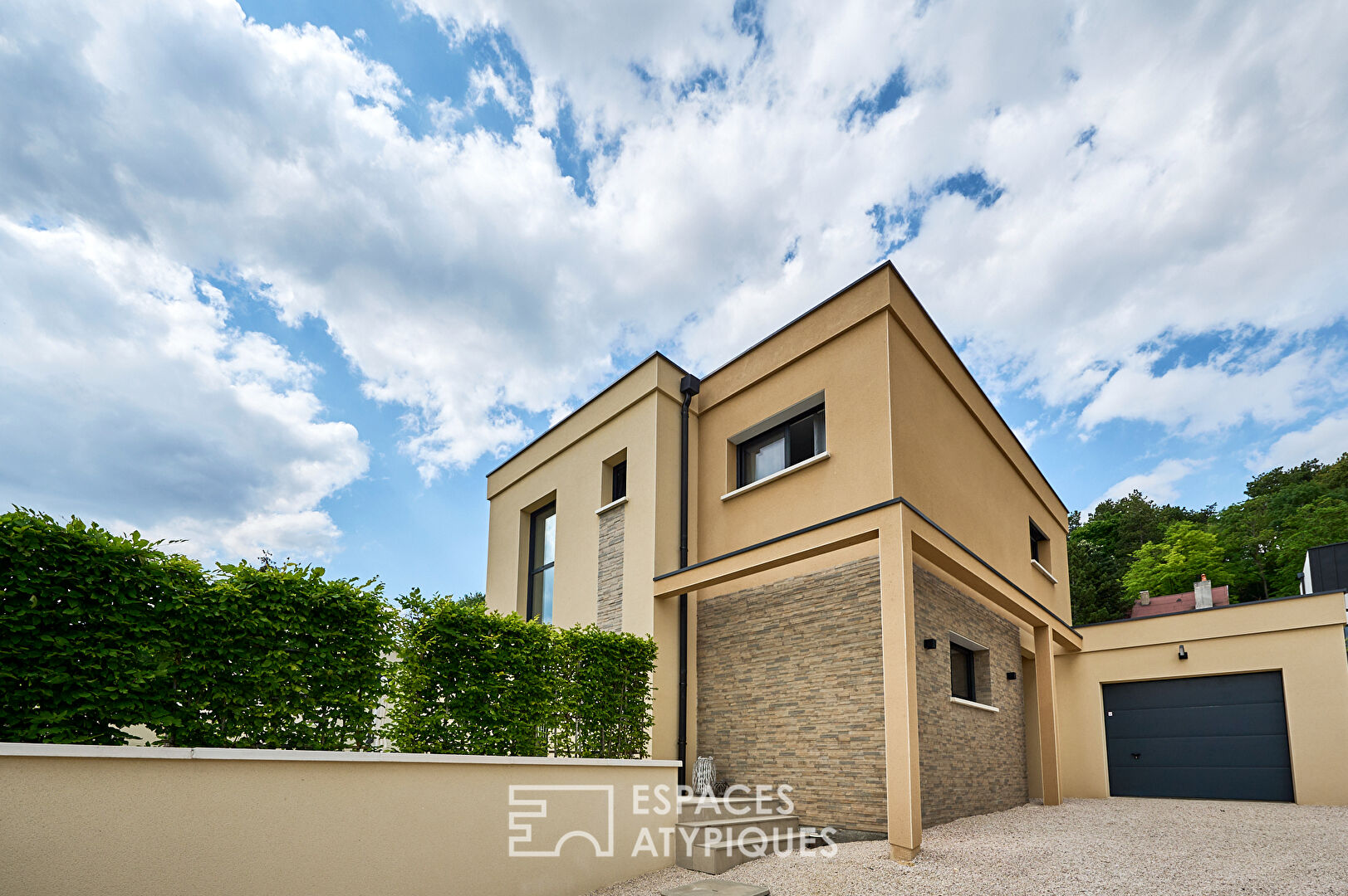 Maison d’architecte avec piscine