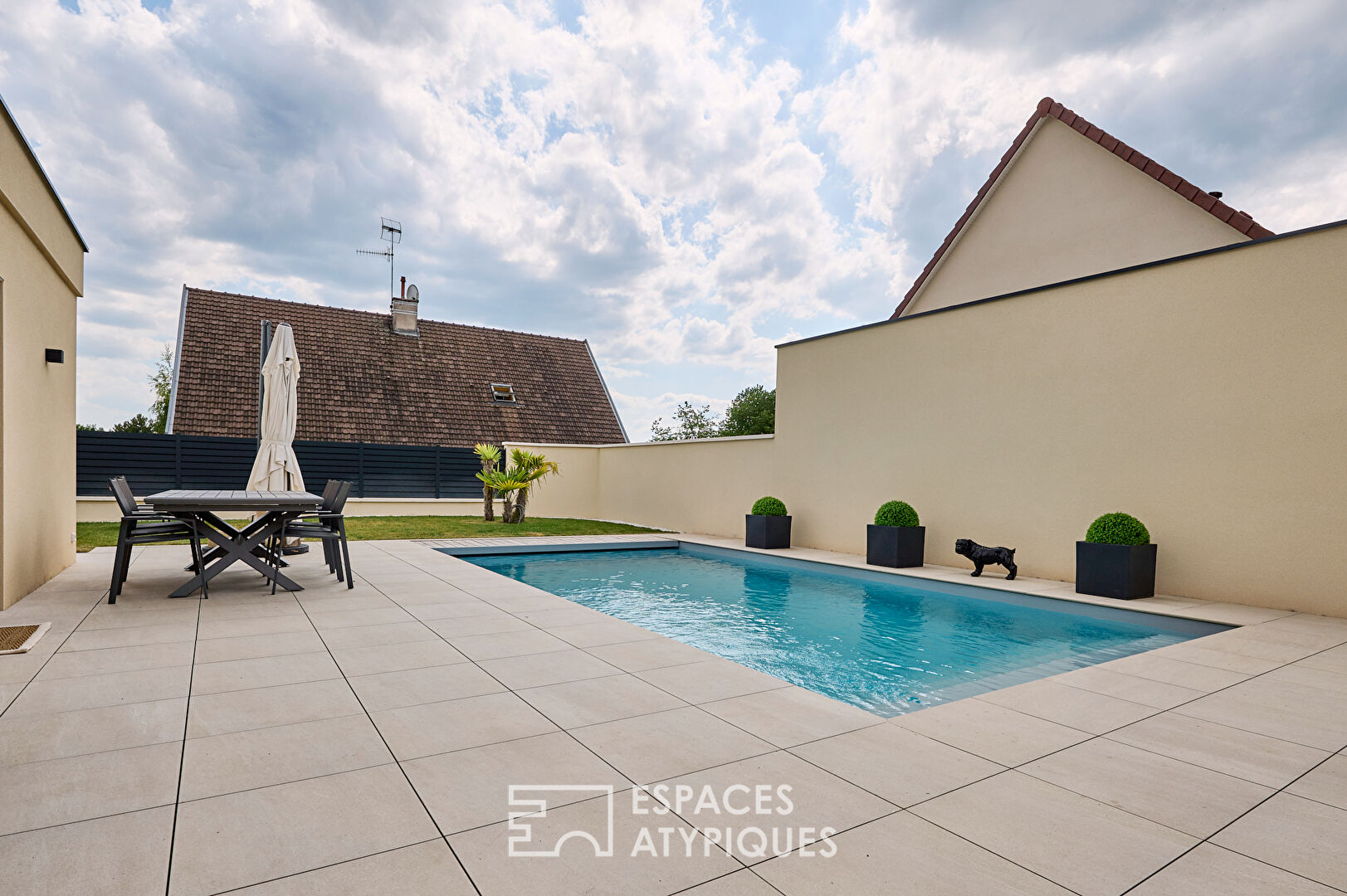 Maison d’architecte avec piscine