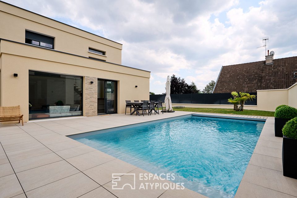 21121 DAIX - Maison d'architecte avec piscine - Réf. 412EB