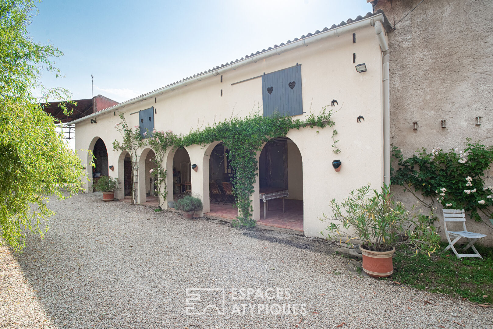 Old renovated farmhouse