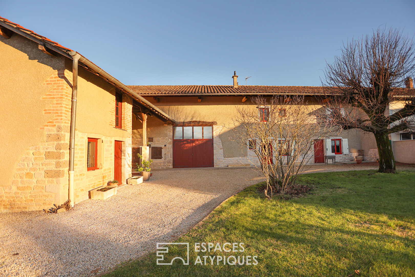 Renovated farmhouse in the village center