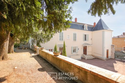 Bourgeois house in the center of Mâcon with wooded park