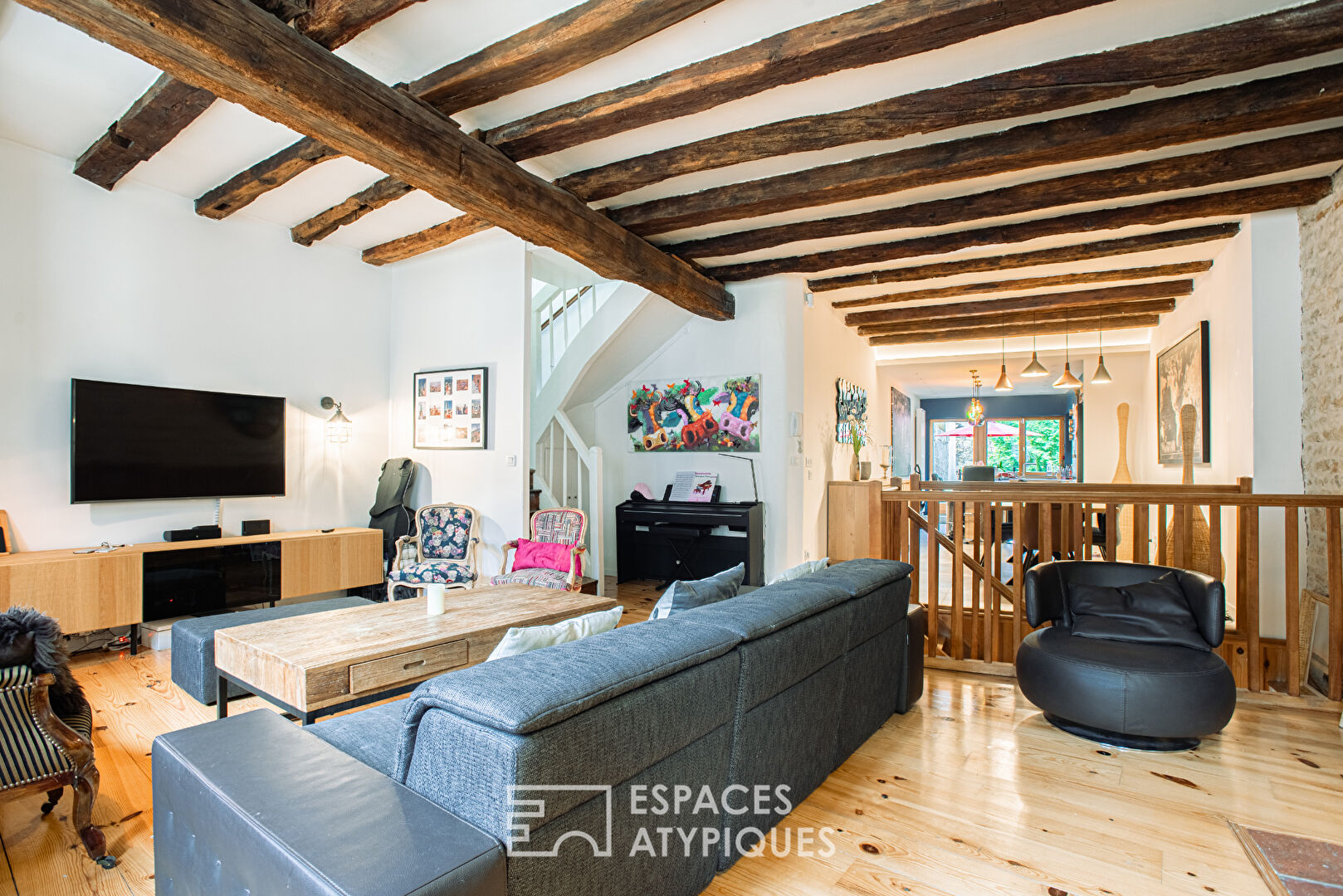 Recently renovated house with its terraces