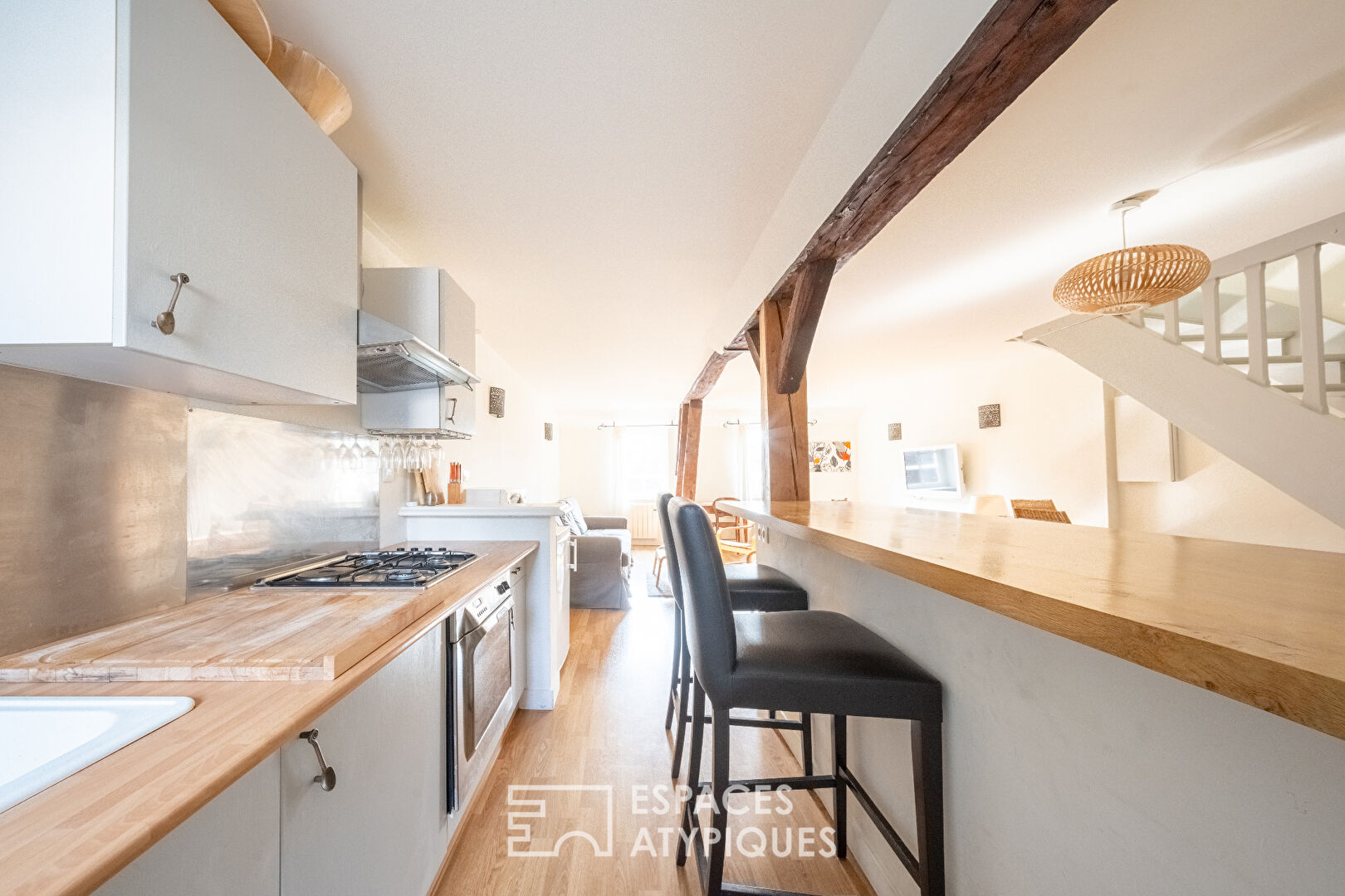 Appartement en duplex centre historique de Beaune