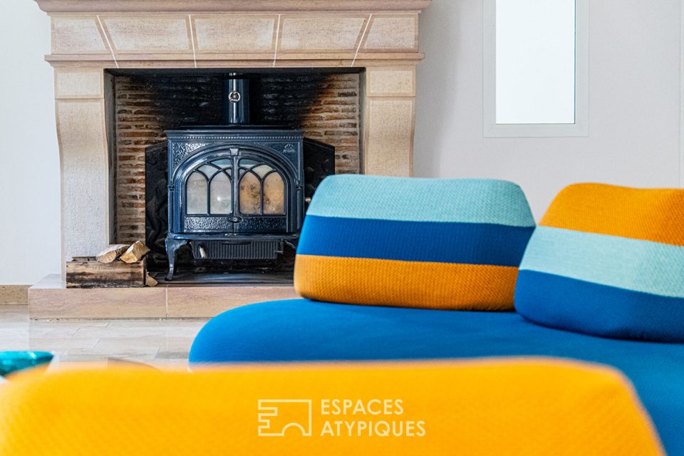 Maison contemporaine aux volumes remarquables