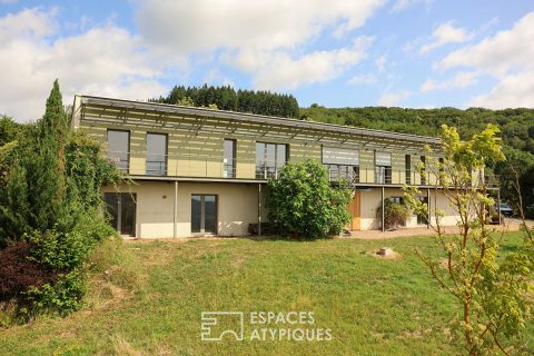 Villa contemporaine et vue panoramique