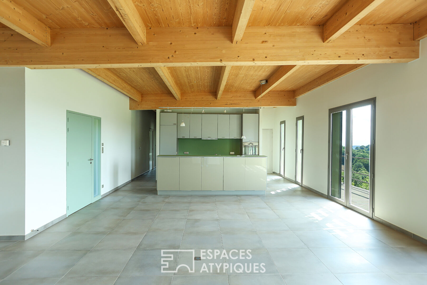 Villa contemporaine et vue panoramique
