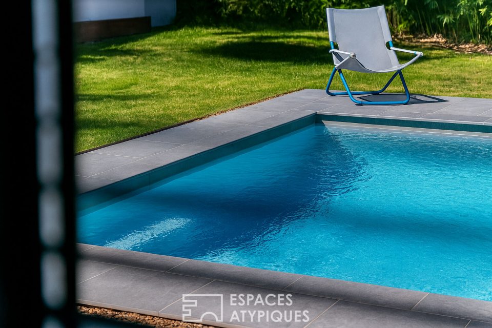 Appartement maison de plain pied avec piscine