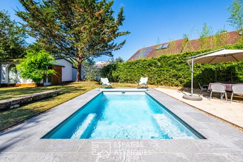 Appartement maison de plain pied avec piscine