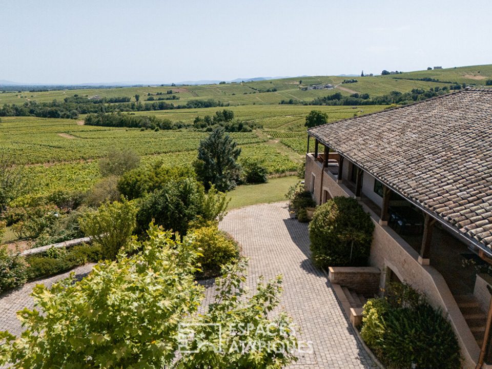 Ancienne maison vigneronne avec panorama exceptionnel