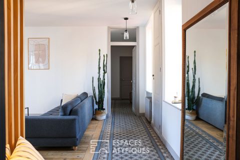 Appartement rénové avec verrière design en coeur de ville