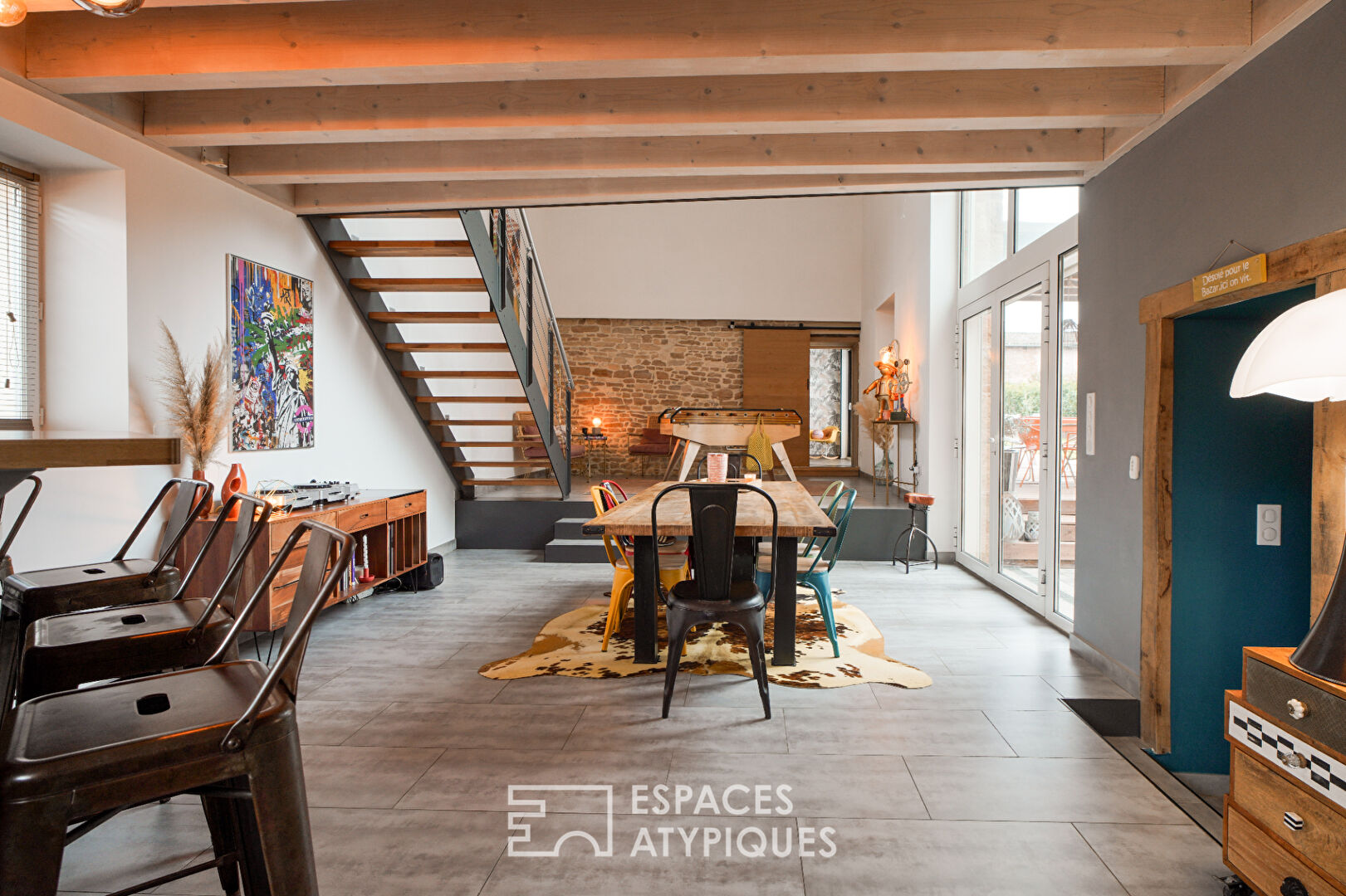Charming house renovated between wood and stone
