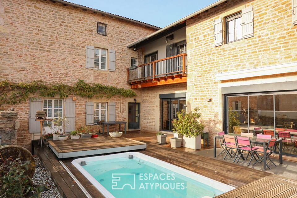 Charme et design contemporain au coeur du Mâconnais