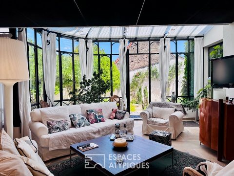 Maison de ville avec jardin