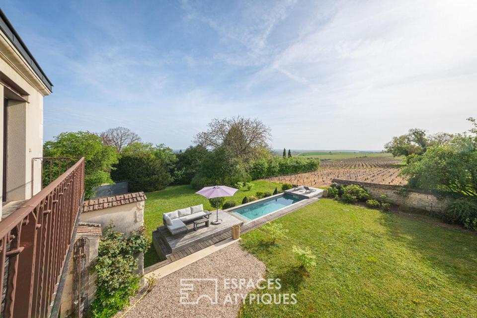 Maison de maître avec vue Chablis