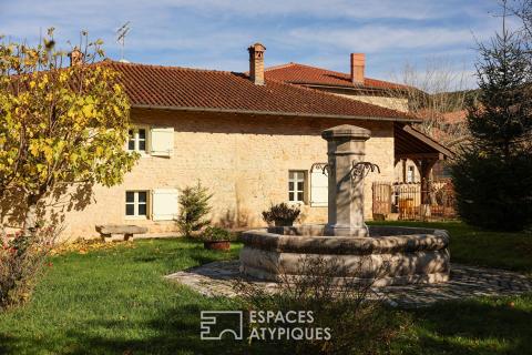 Maison de charme et jardin paysager, une parenthèse au coeur du Revermont