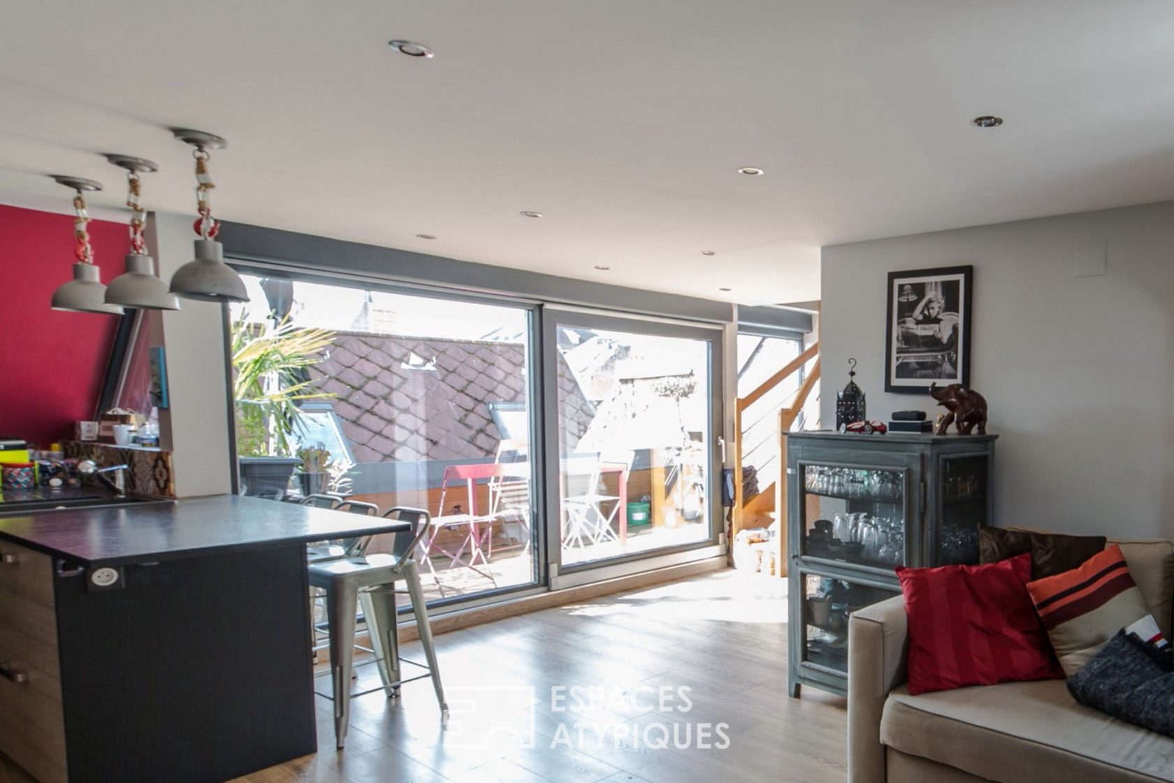 Duplex avec terrasse vue cathédrale