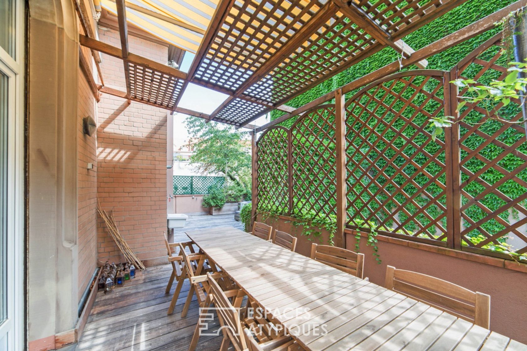 Triplex de caractère avec terrasse