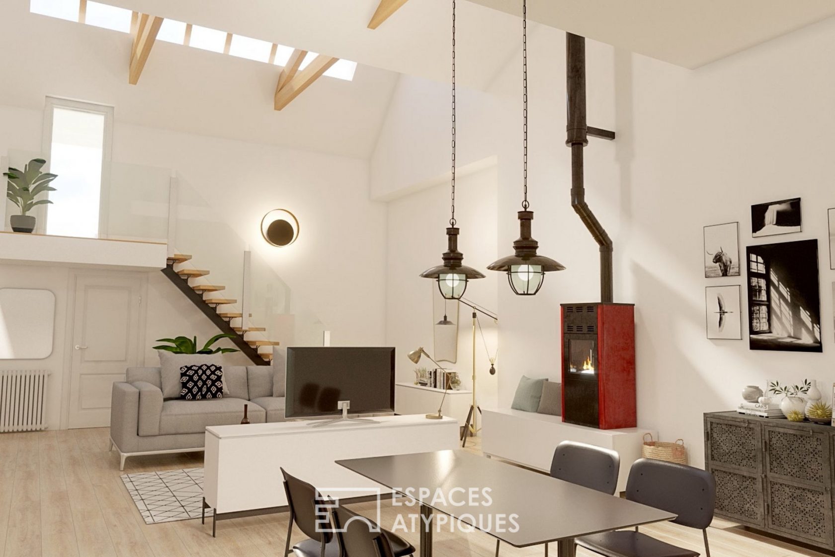 Loft dans une ancienne verrerie