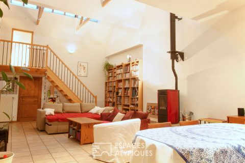 Loft in an old glassware