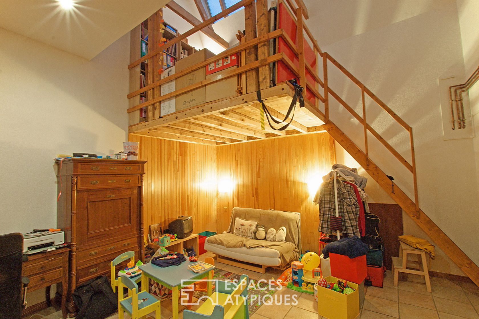 Loft in an old glassware