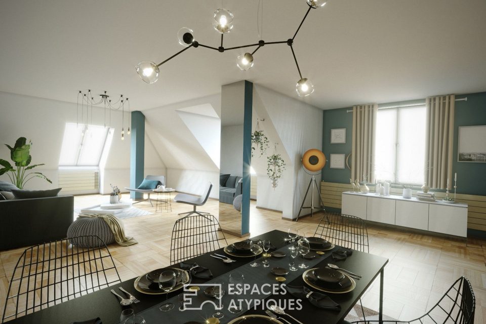 67000 STRASBOURG - Duplex à deux pas du Parlement Européen - Réf. 0046EAS