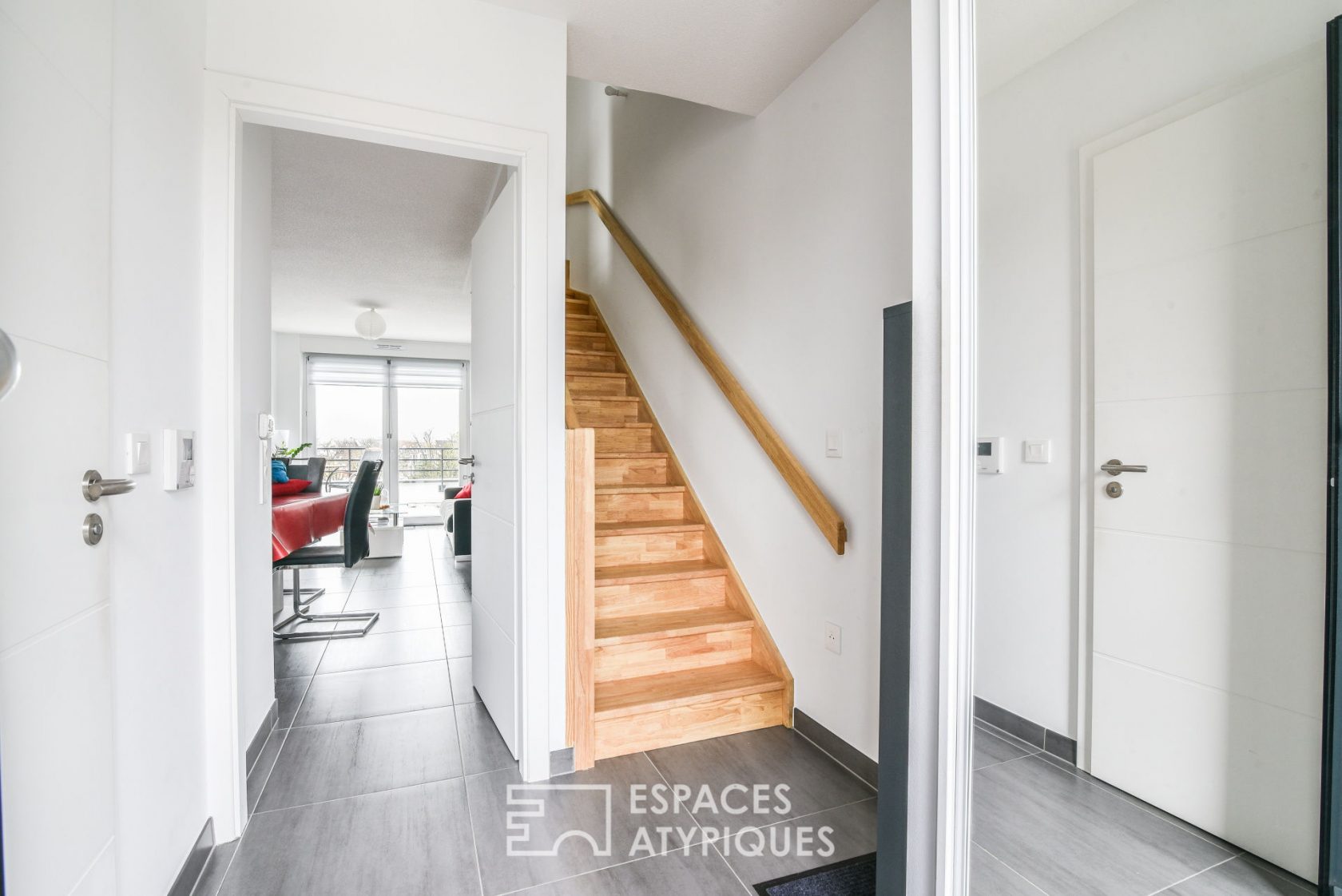 Duplex comme une maison sur les toits