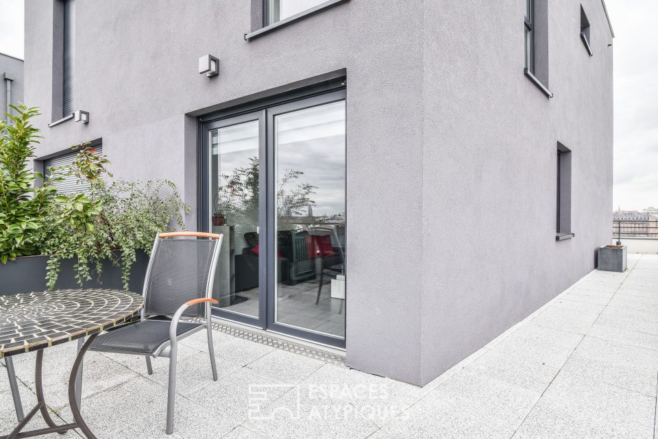 67100 STRASBOURG - Duplex comme une maison sur les toits - Réf. 0050EAS