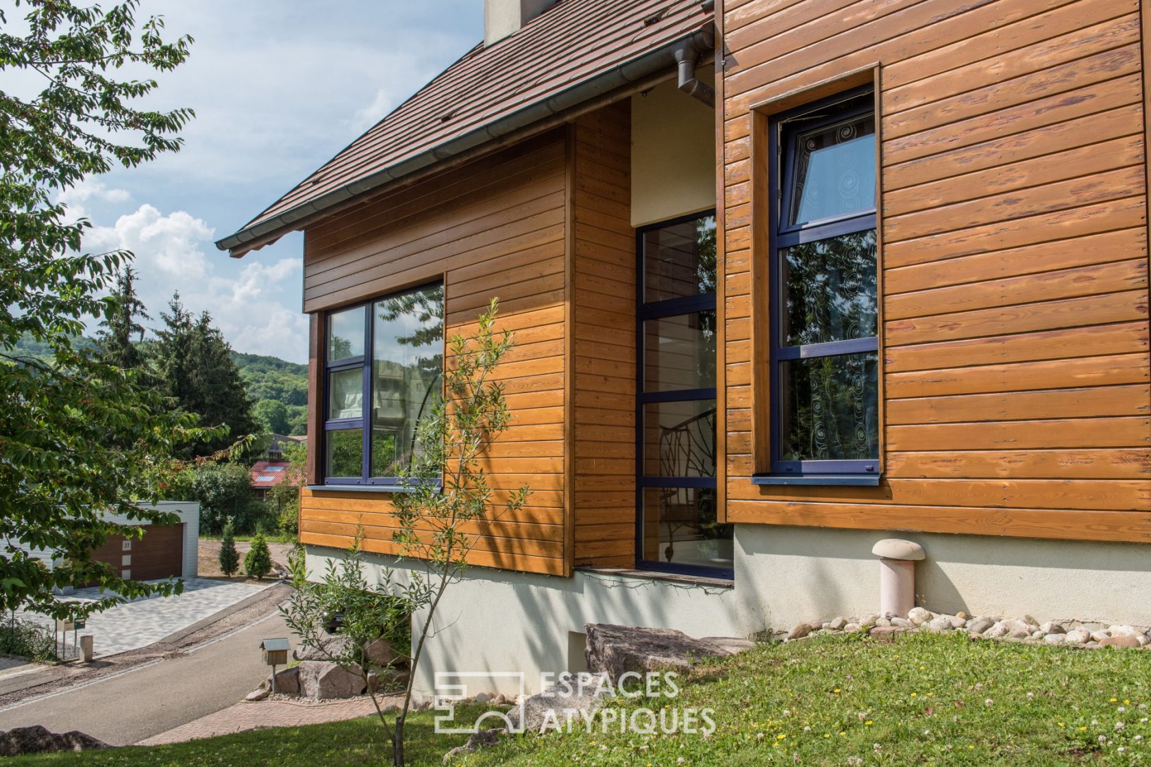 Maison d’architecte et son jardin paysager