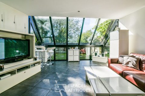Architect house with swimming pool