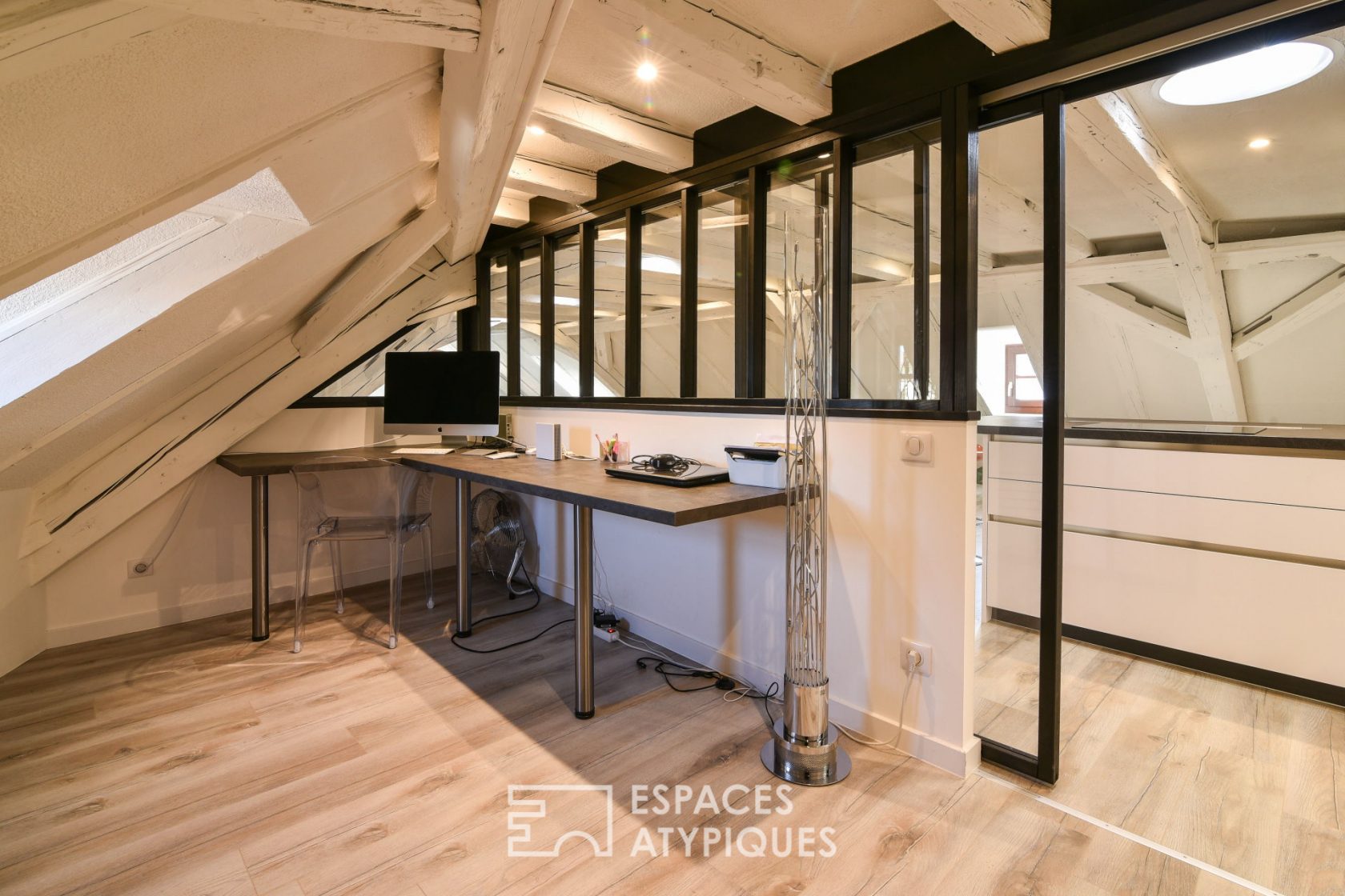 Duplex esprit loft au cœur de la Petite France