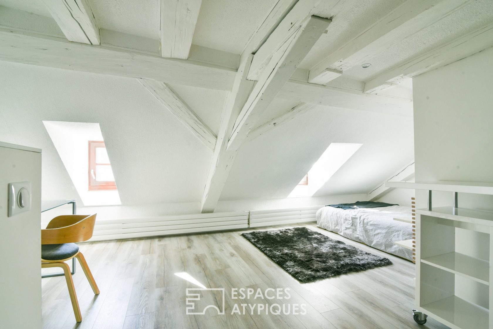 Duplex esprit loft au cœur de la Petite France