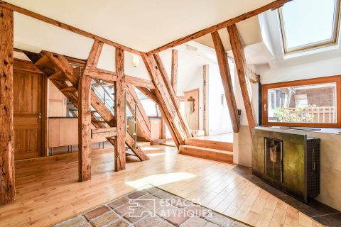 Triplex avec terrasse et vue cathédrale