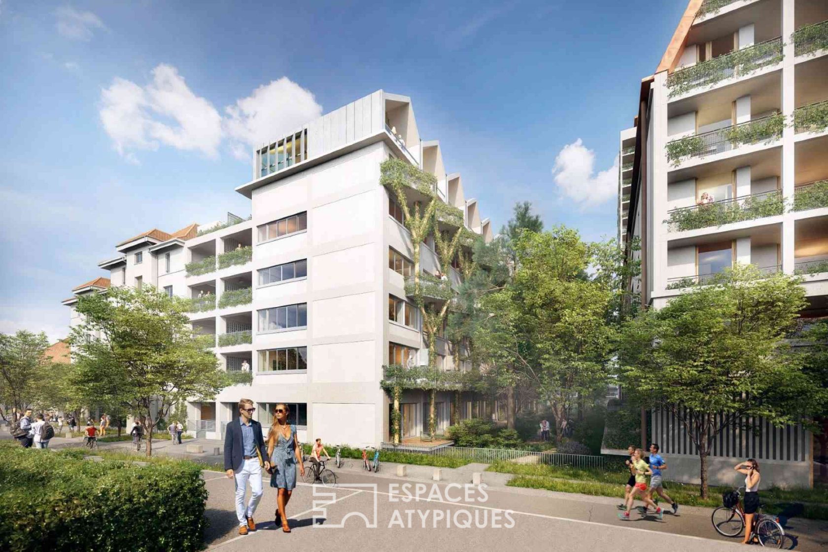 Loft en plateau brut sur deux niveaux