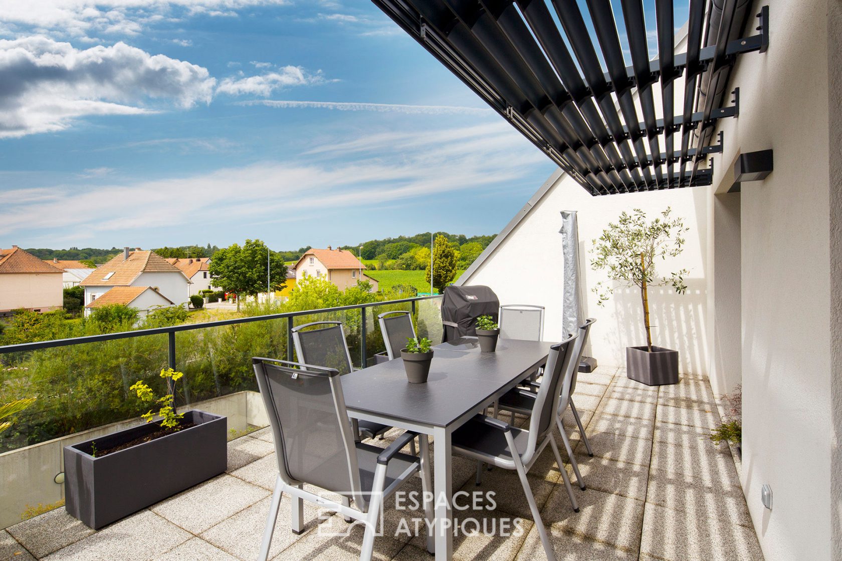 Attic and its terrace