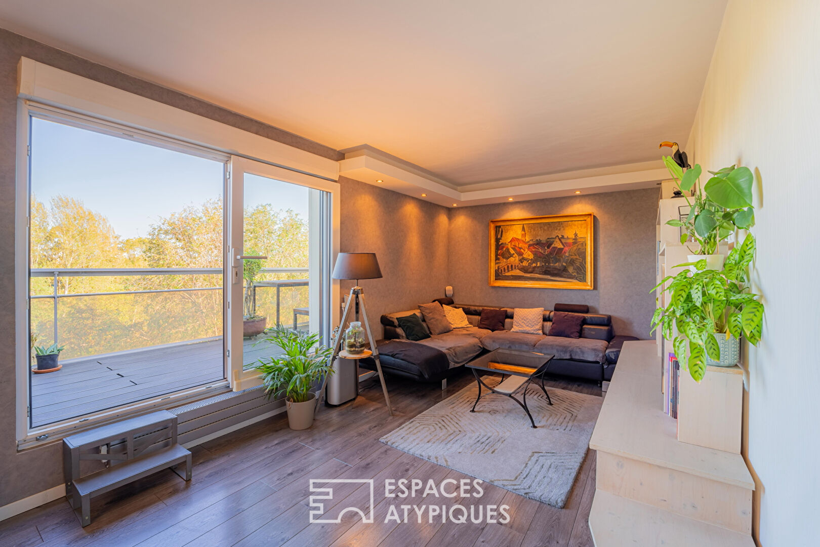 Dernier étage avec terrasse et vue sur l’Ill