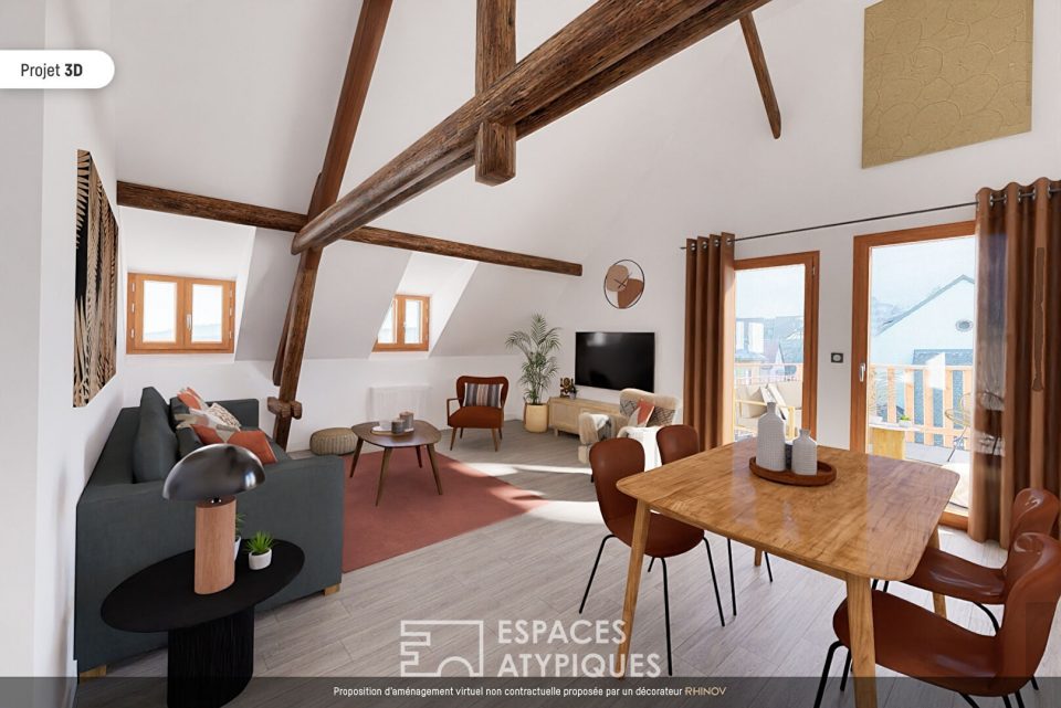 Appartement de caractère avec terrasse dans une ancienne maison vigneronne