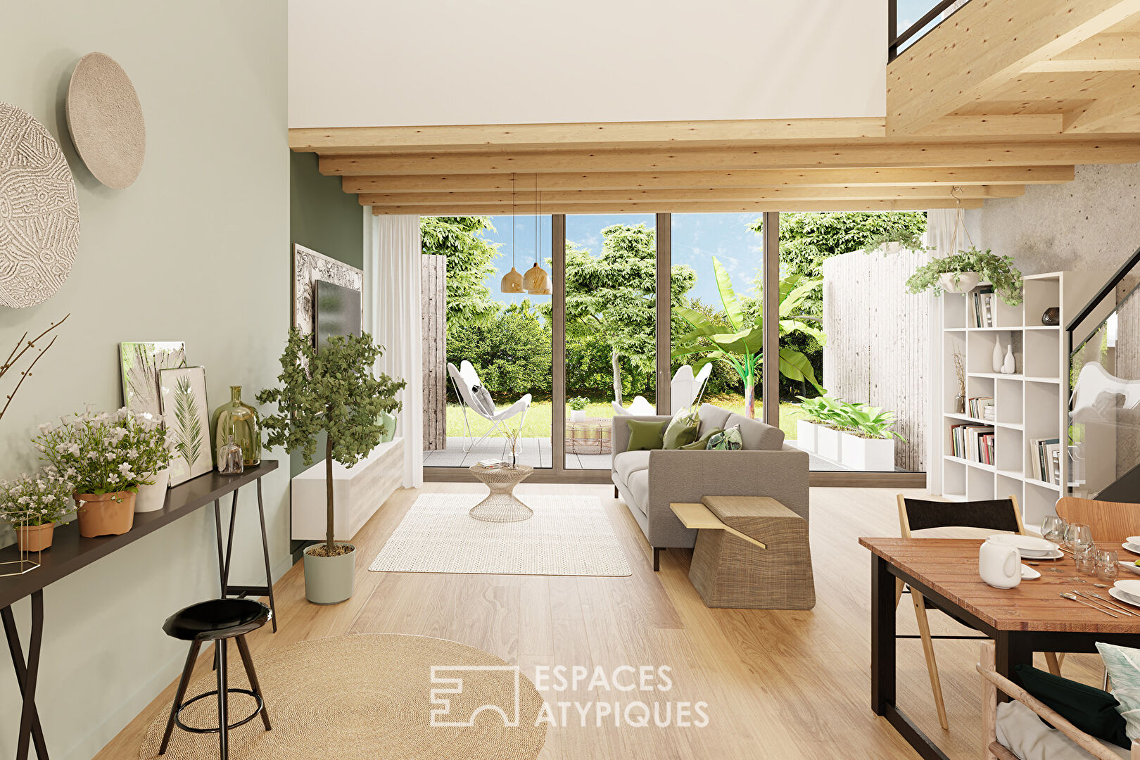 Neuf : Duplex en rez-de-jardin quartier Fonderie