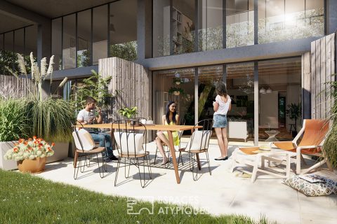 Neuf : Duplex en rez-de-jardin quartier Fonderie