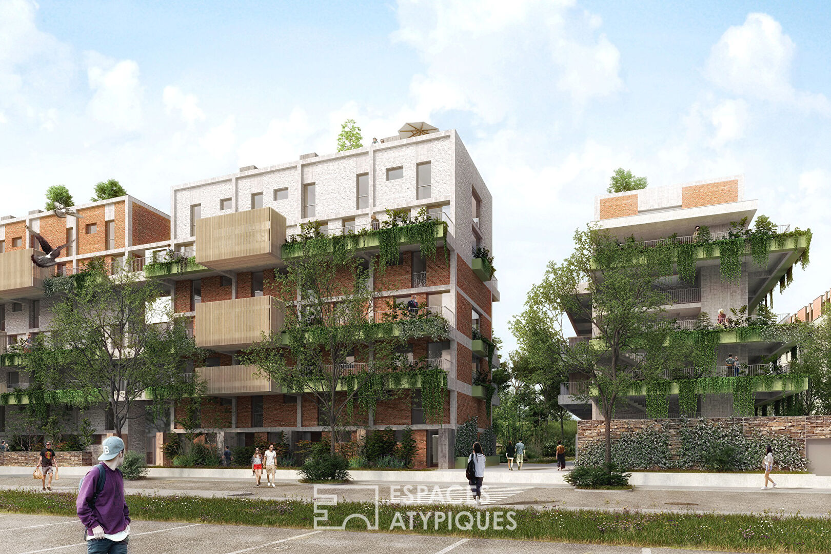 Neuf : Duplex en rez-de-jardin quartier Fonderie